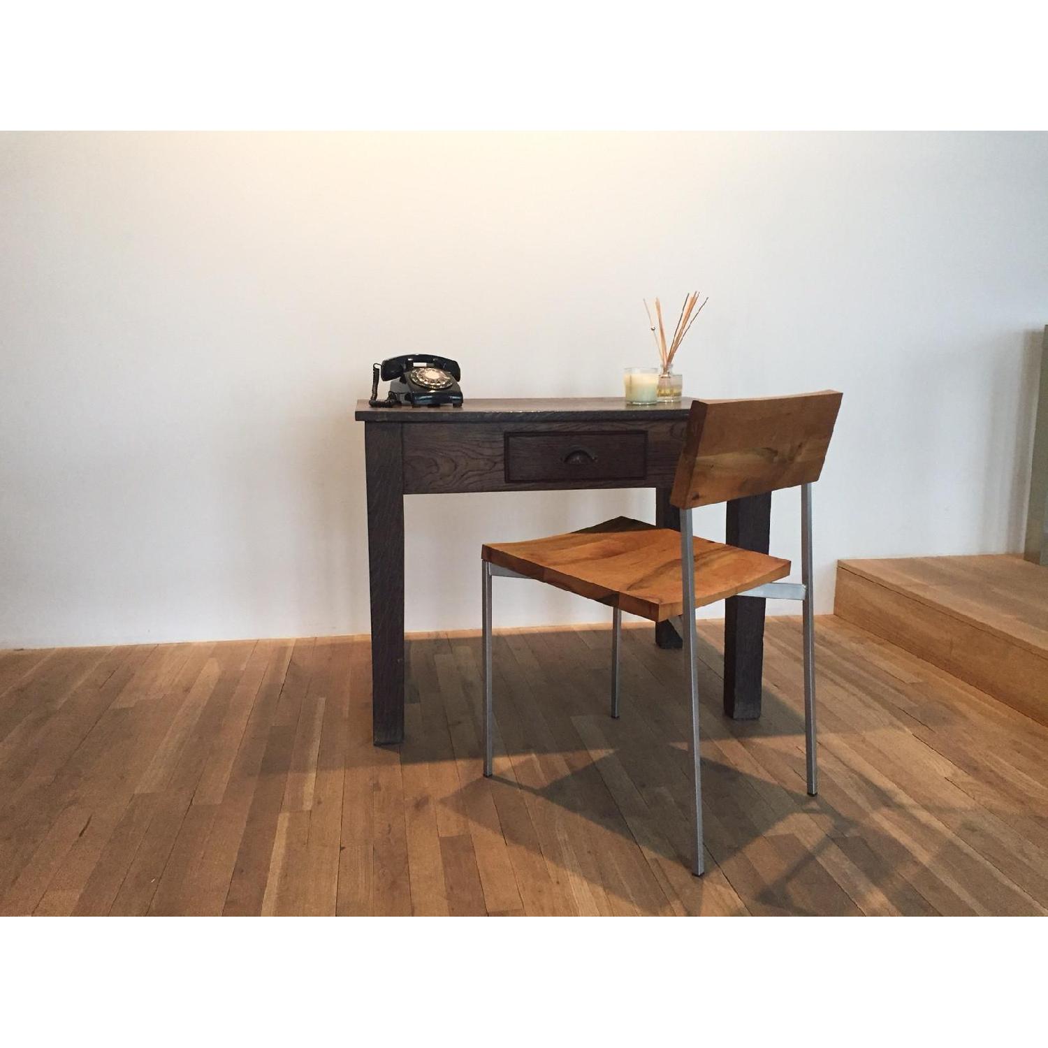 Vintage Oak Mission Style Desk - image-3