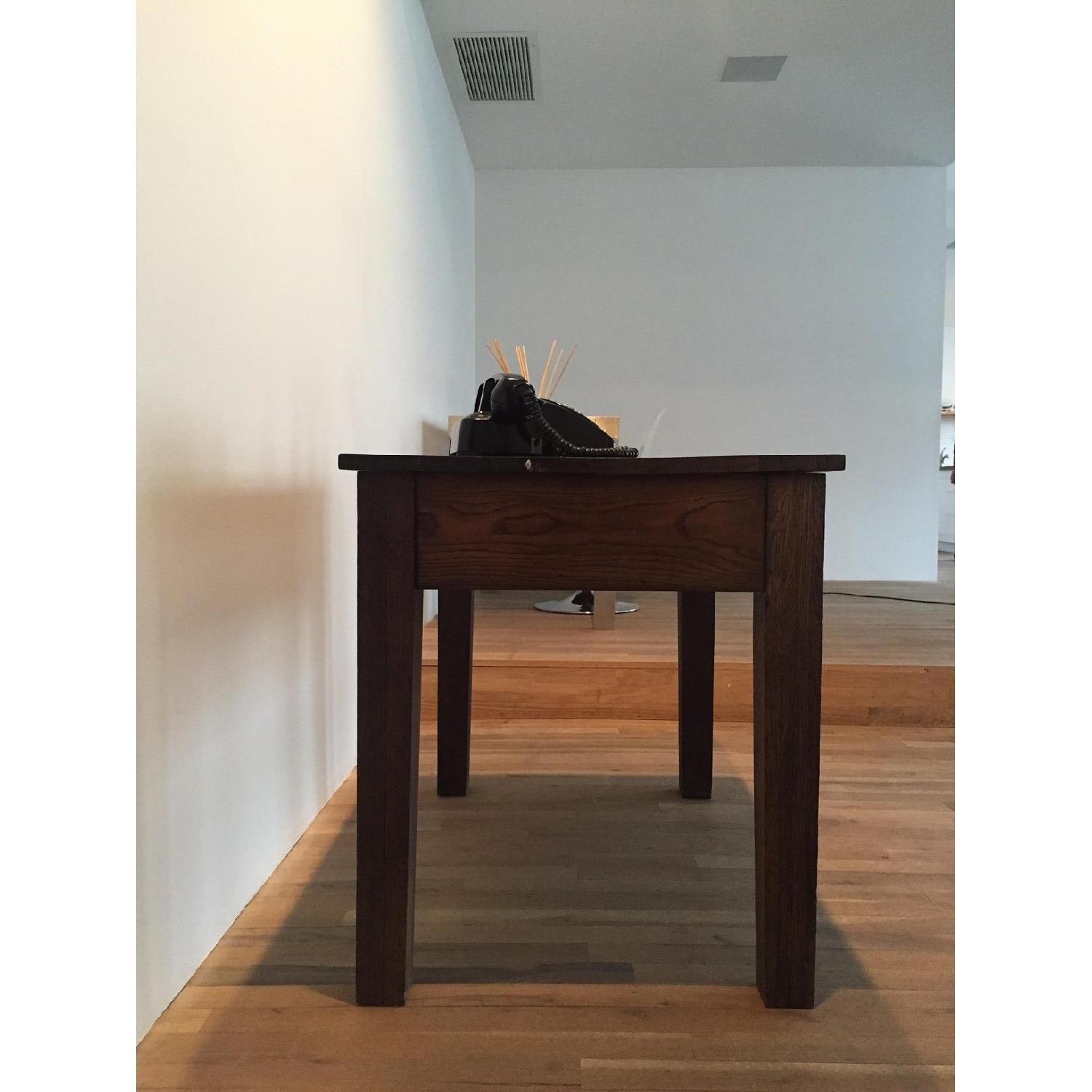 Vintage Oak Mission Style Desk - image-5