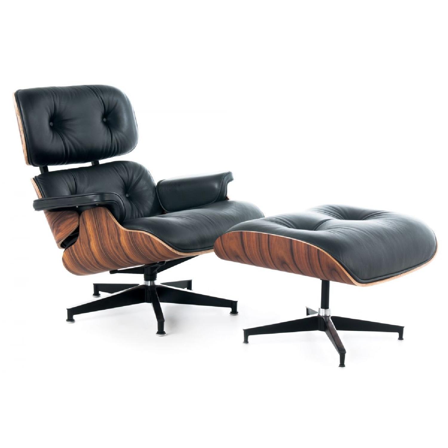 Mobilia Elliot Mid-Century Reclining Chair and Ottoman - image-7