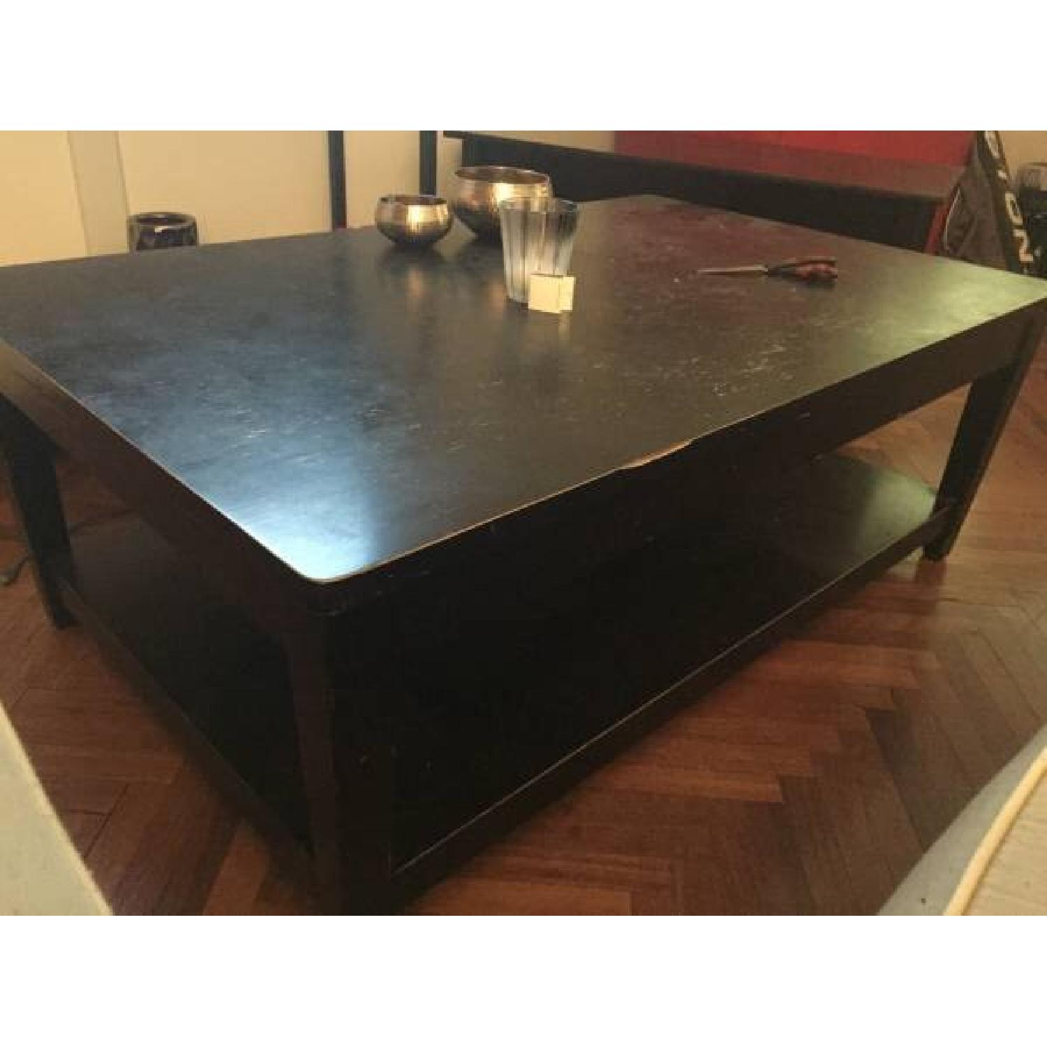 West Elm Black Coffee Table - image-4
