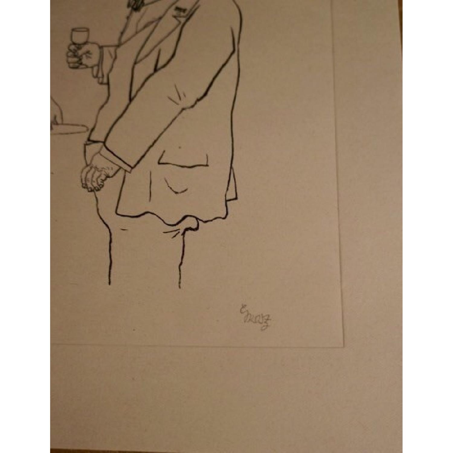 George Grosz - Genreszene Lithograph 1923 - image-3