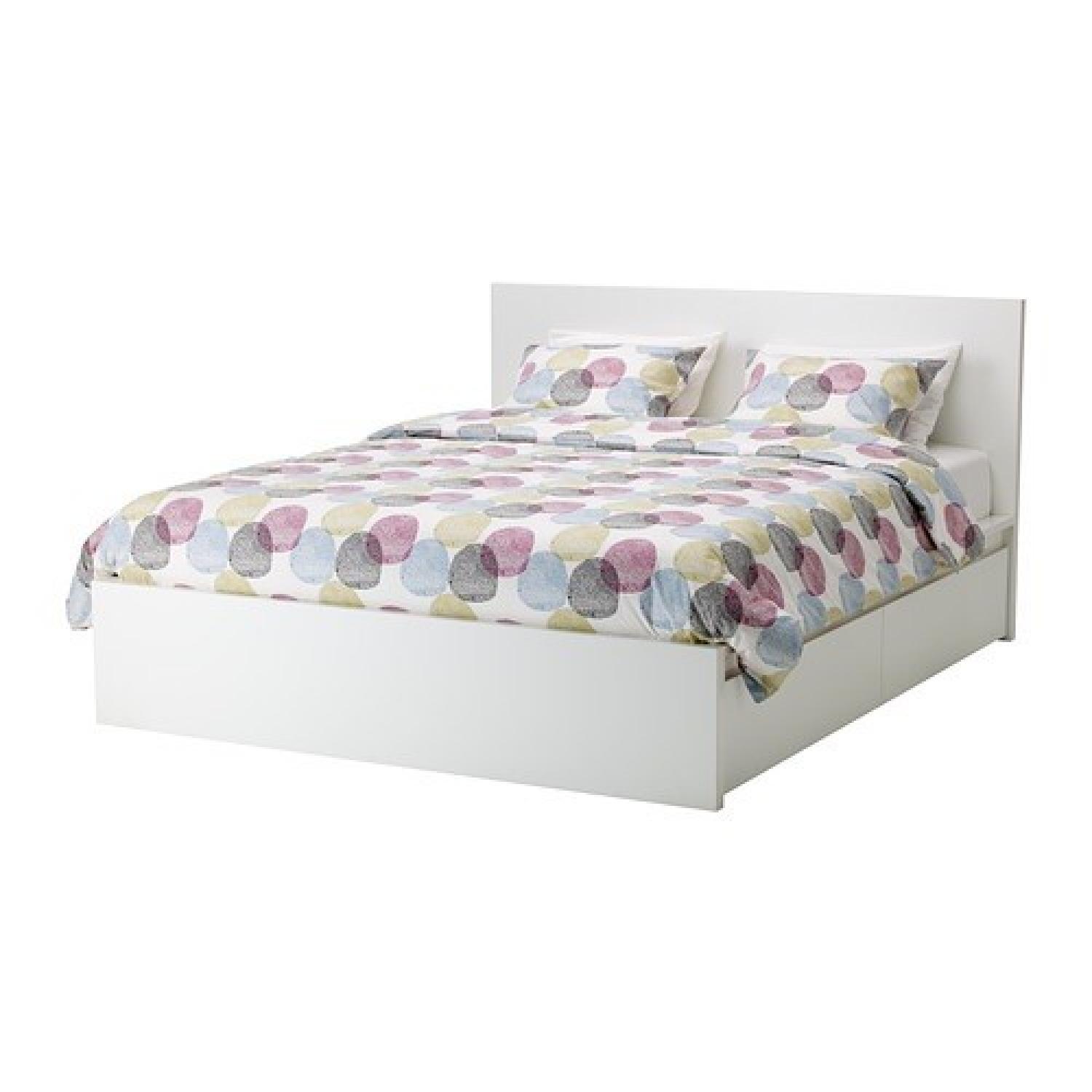 Ikea Malm Queen Bed - image-0