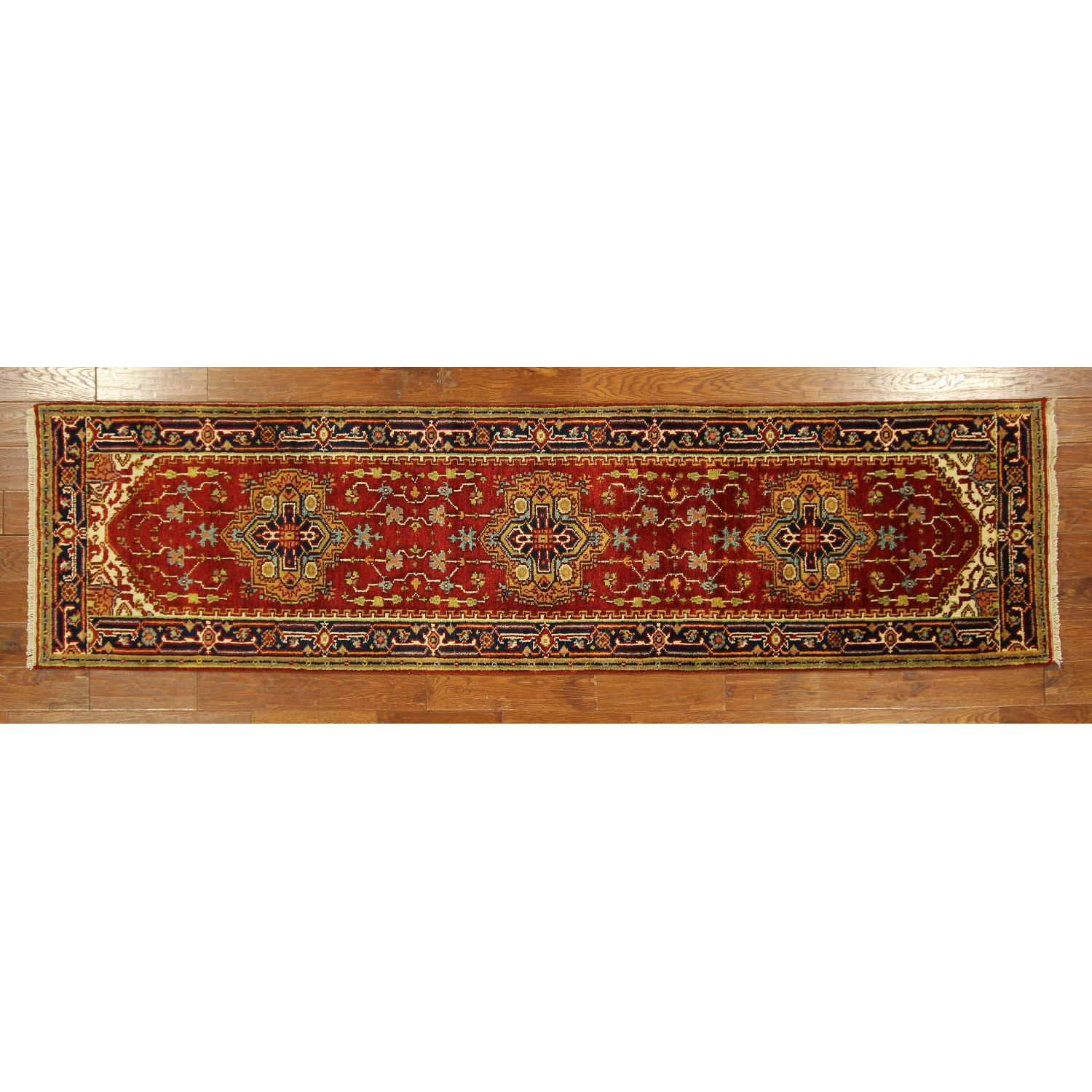 Manhattan Rugs Heriz Persian Classic Style Hand Knotted Wool Serapi Oriental Rug - image-1