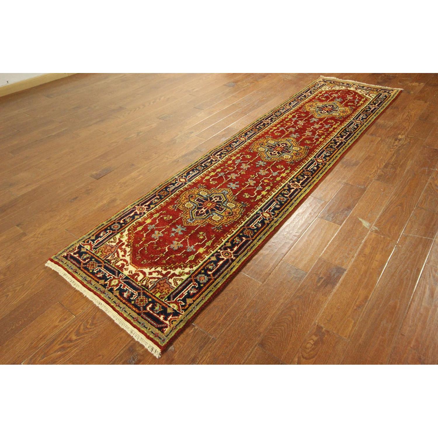 Manhattan Rugs Heriz Persian Classic Style Hand Knotted Wool Serapi Oriental Rug - image-2