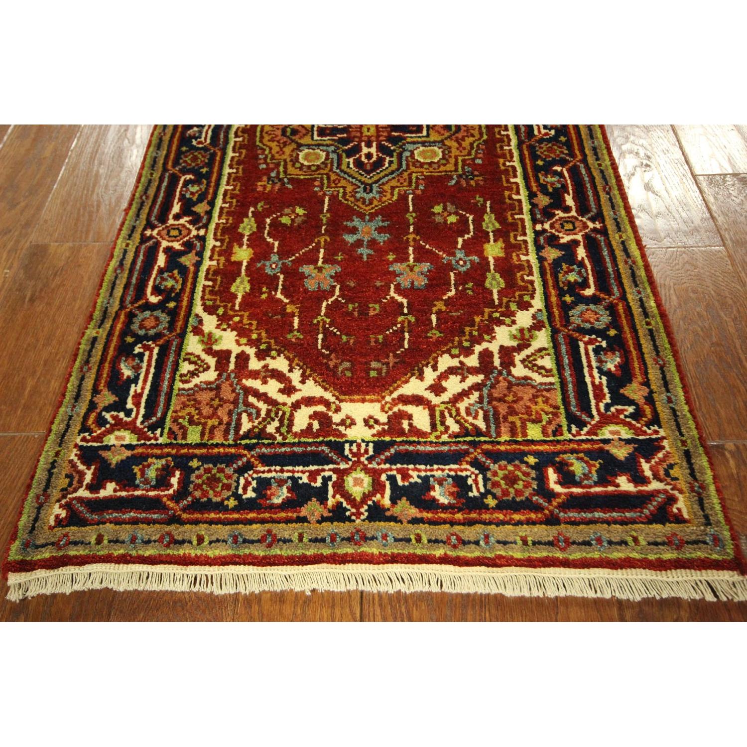 Manhattan Rugs Heriz Persian Classic Style Hand Knotted Wool Serapi Oriental Rug - image-5