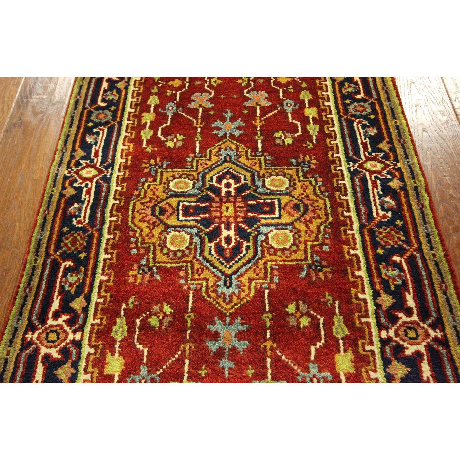 Manhattan Rugs Heriz Persian Classic Style Hand Knotted Wool Serapi Oriental Rug - image-6
