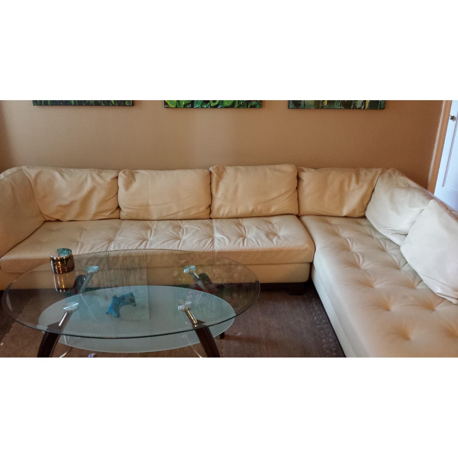 Roche Bobois Sectional Leather Sofa - image-2