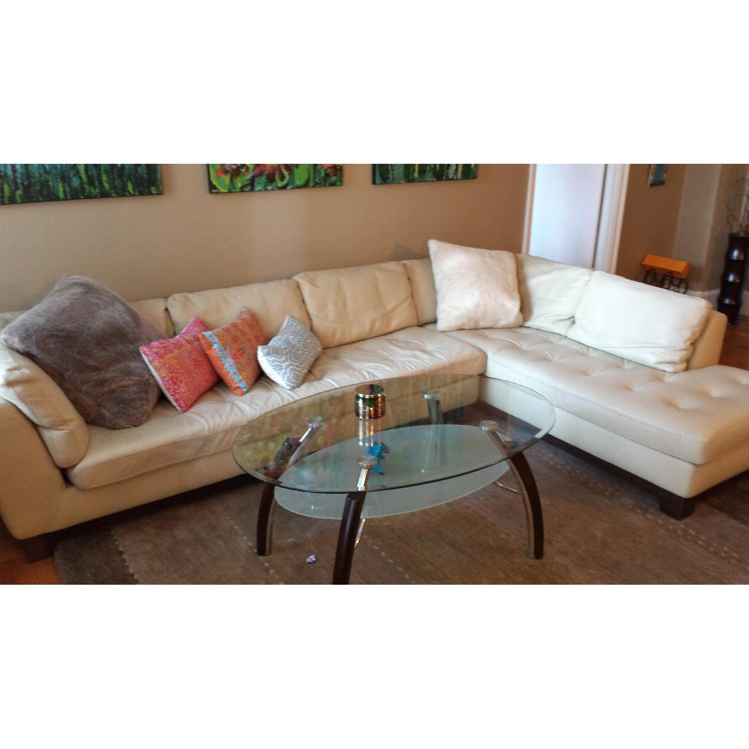 Roche Bobois Sectional Leather Sofa - image-5