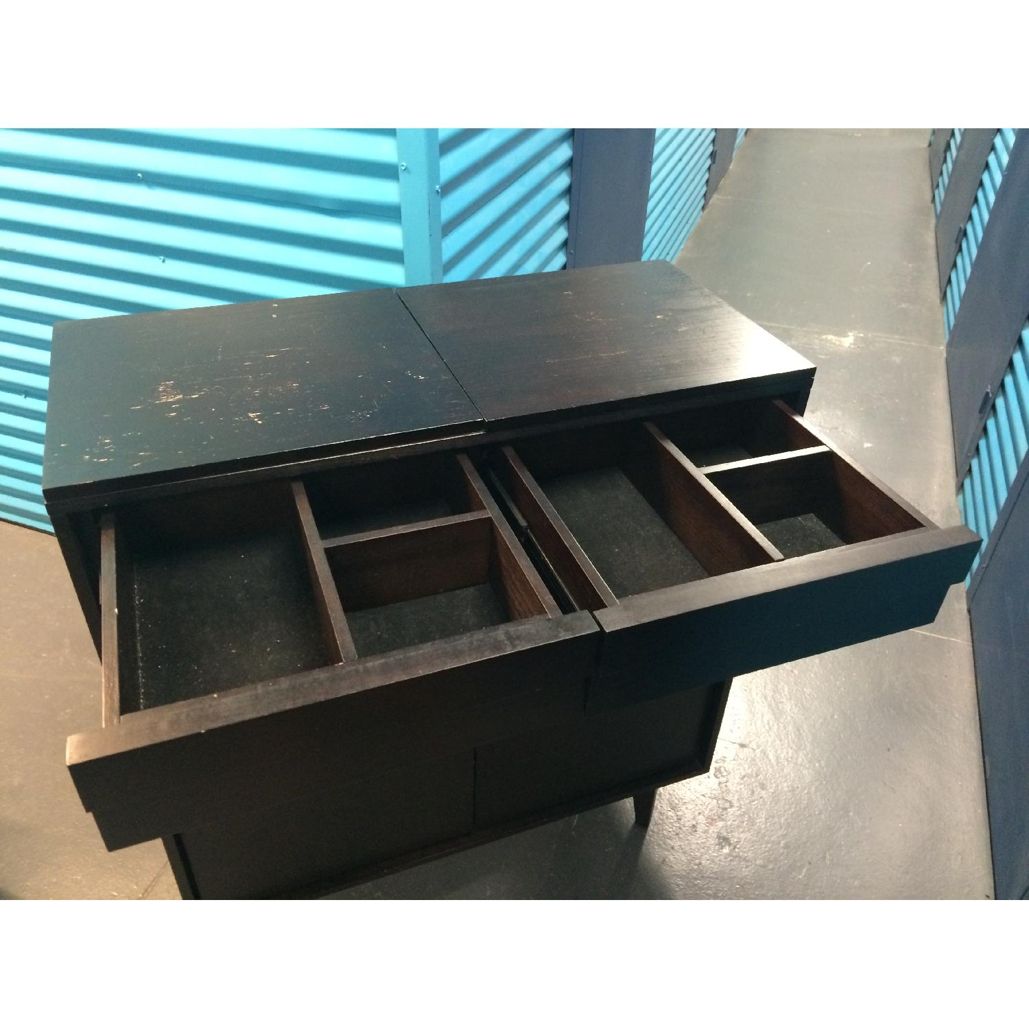 Crate & Barrel Wine Cabinet - image-2