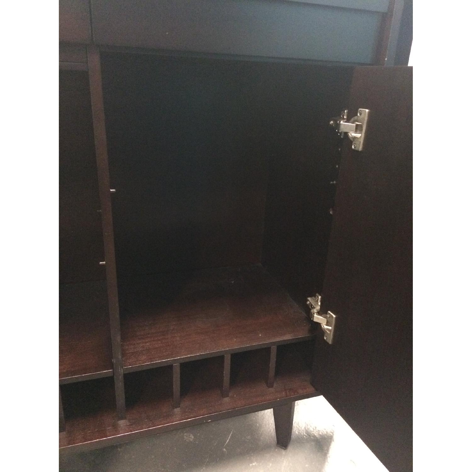 Crate & Barrel Wine Cabinet - image-5