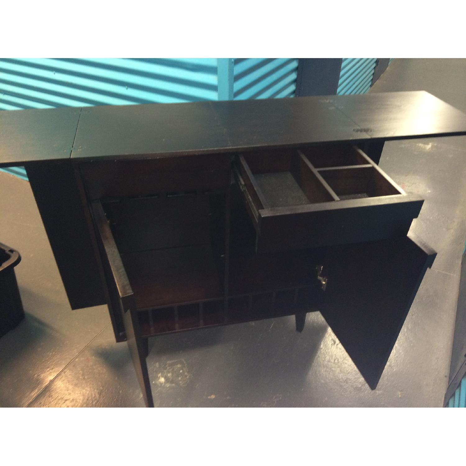 Crate & Barrel Wine Cabinet - image-6