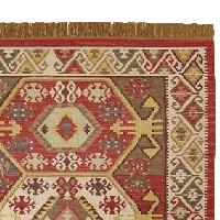 New Pottery Barn Ahkilah Kilim Rug Sample Decor With Fringe 18X24” Table/Wall New Pottery Barn Ahkilah Kilim Rug Sample Decor With Fringe 18X24” Table/Wall