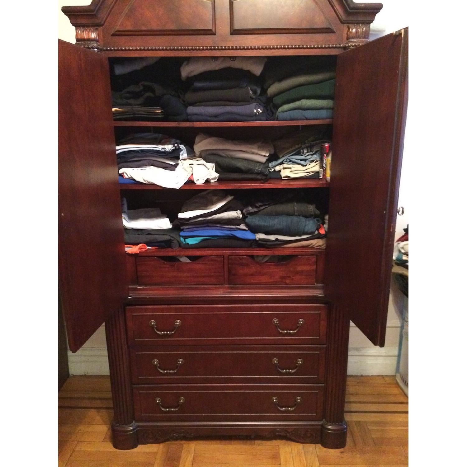 Macy's Vintage Mahogany Canopy Bedroom Set - image-4