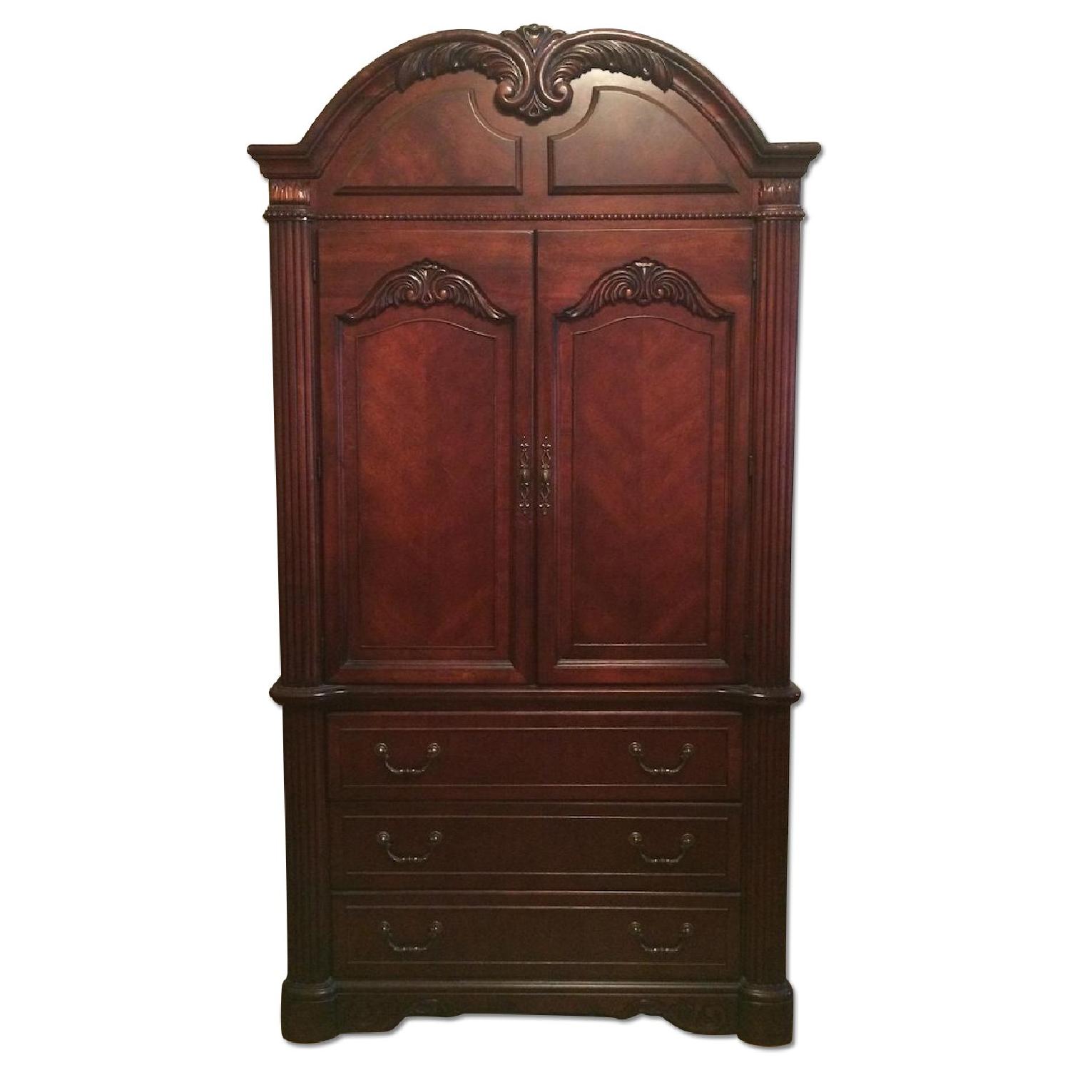 Macy's Vintage Mahogany Canopy Bedroom Set - image-6