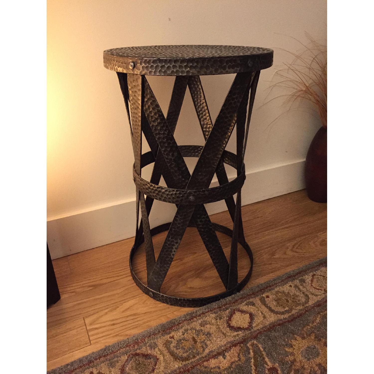 Spanish Colonial Drum Side Tables - image-1