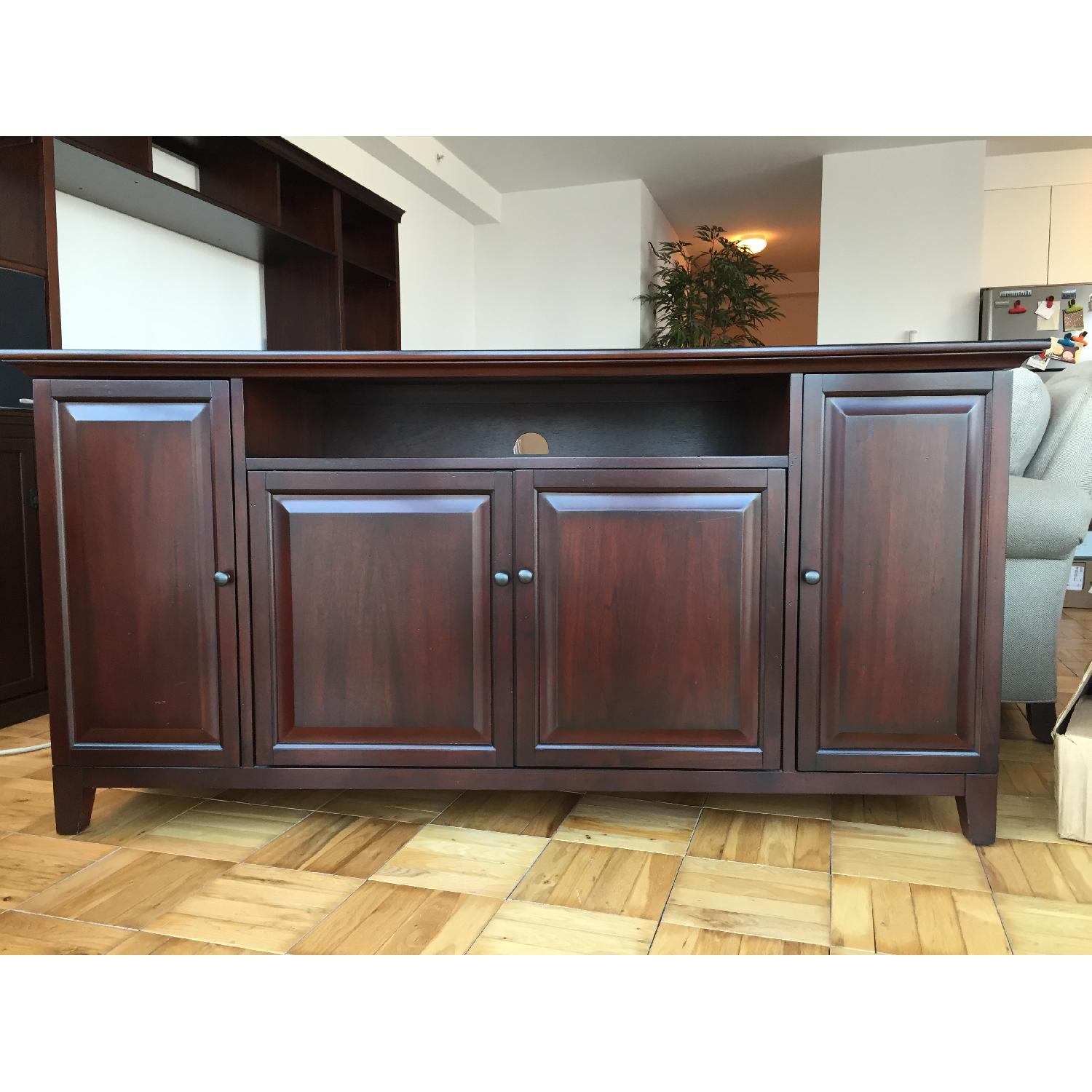 Pottery Barn Hudson Large Media Console AptDeco