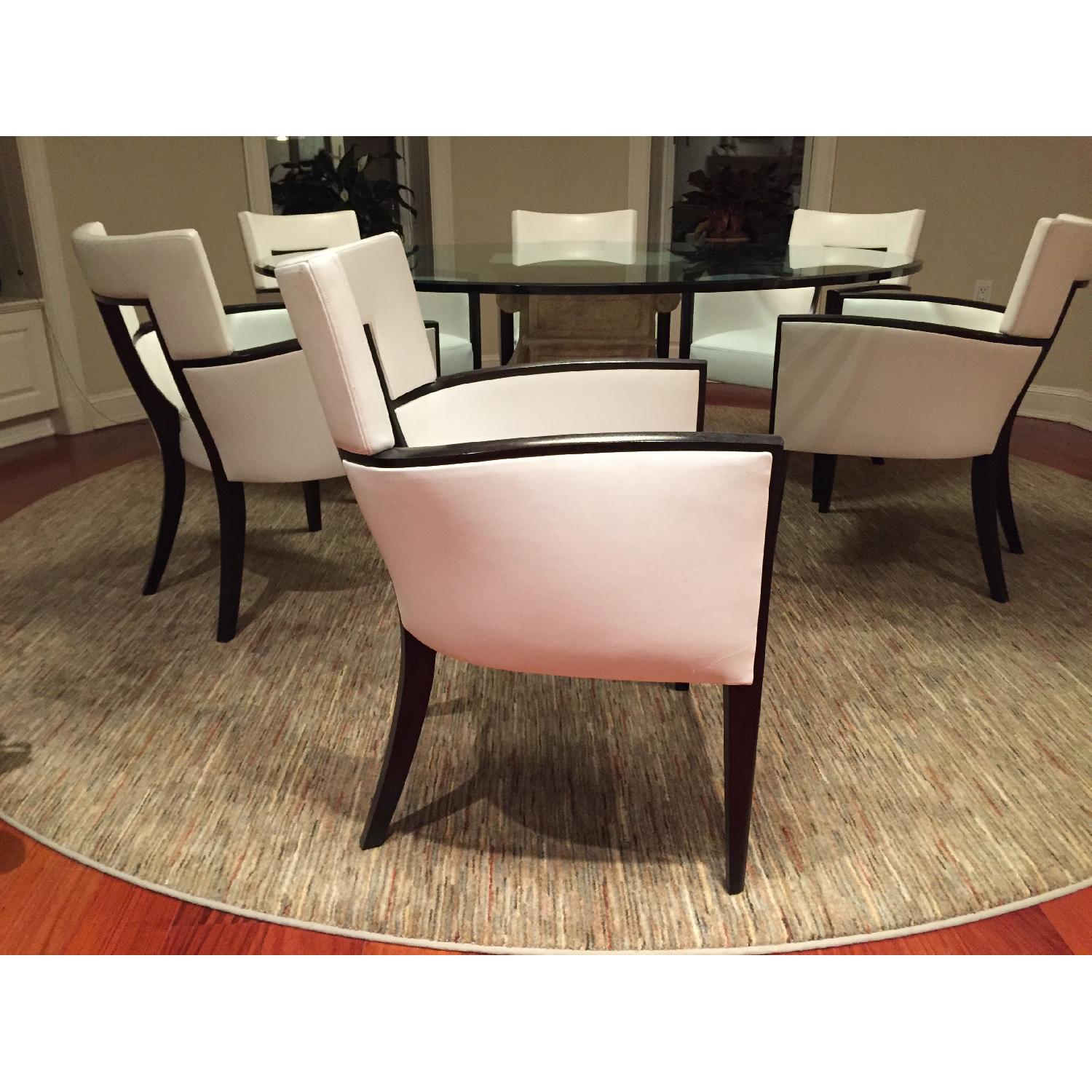 Troscan Design Ennis Dining Room Arm Chairs Set of 6 AptDeco