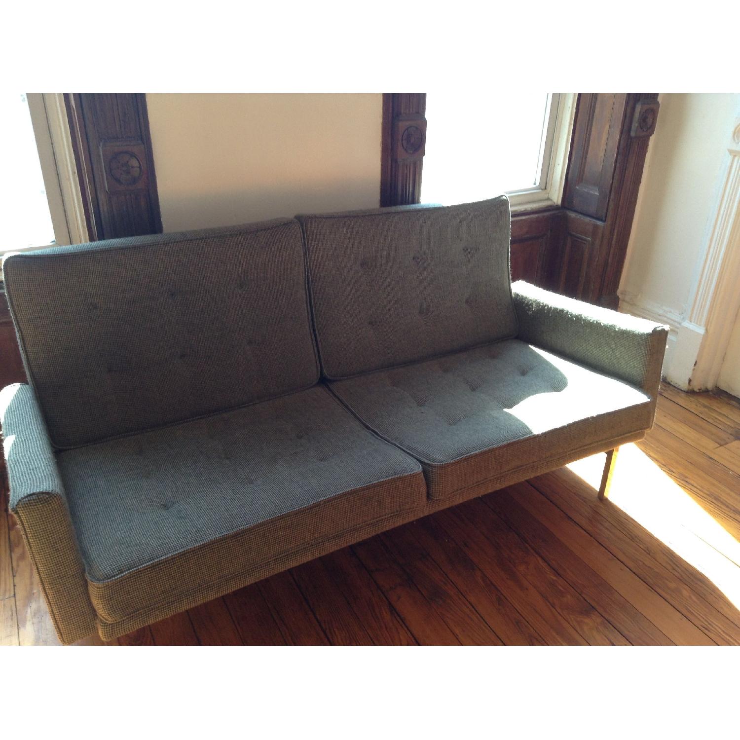 Vintage Florence Knoll Design Midcentury Modern Sofa / Settee - image-5