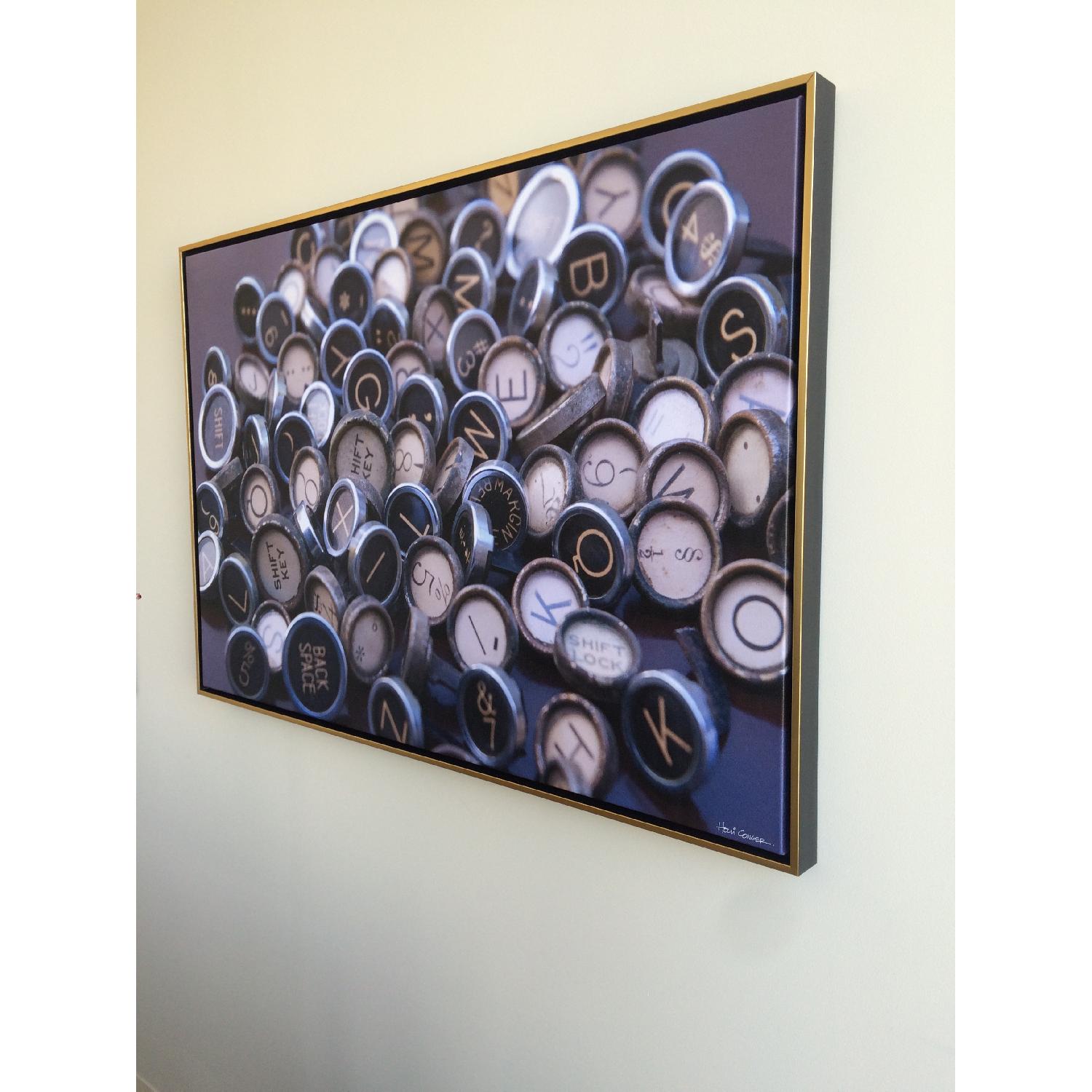Holli Conger - Typography Keys in Large Framed Canvas - image-2