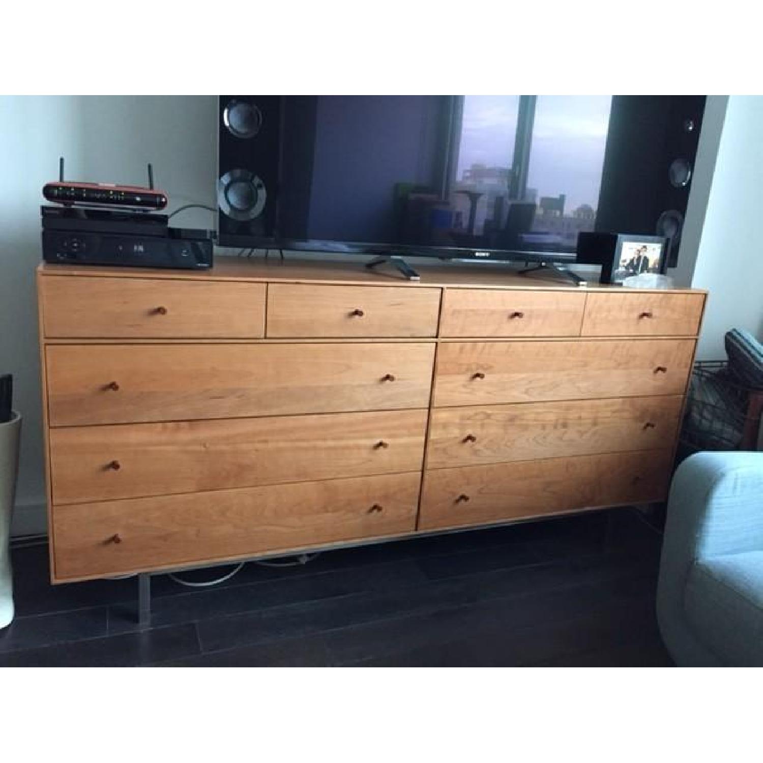 Room & Board Hudson 10 Drawer Dresser In Cherry - image-1