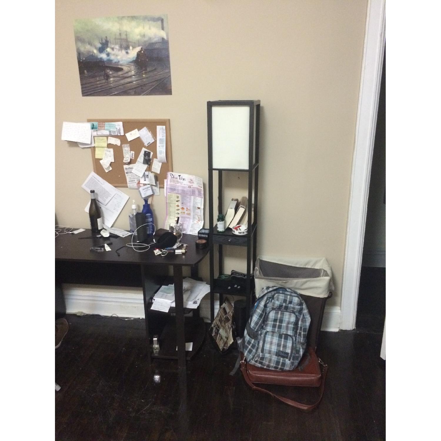 Ikea L Shaped Brown Desk - image-2