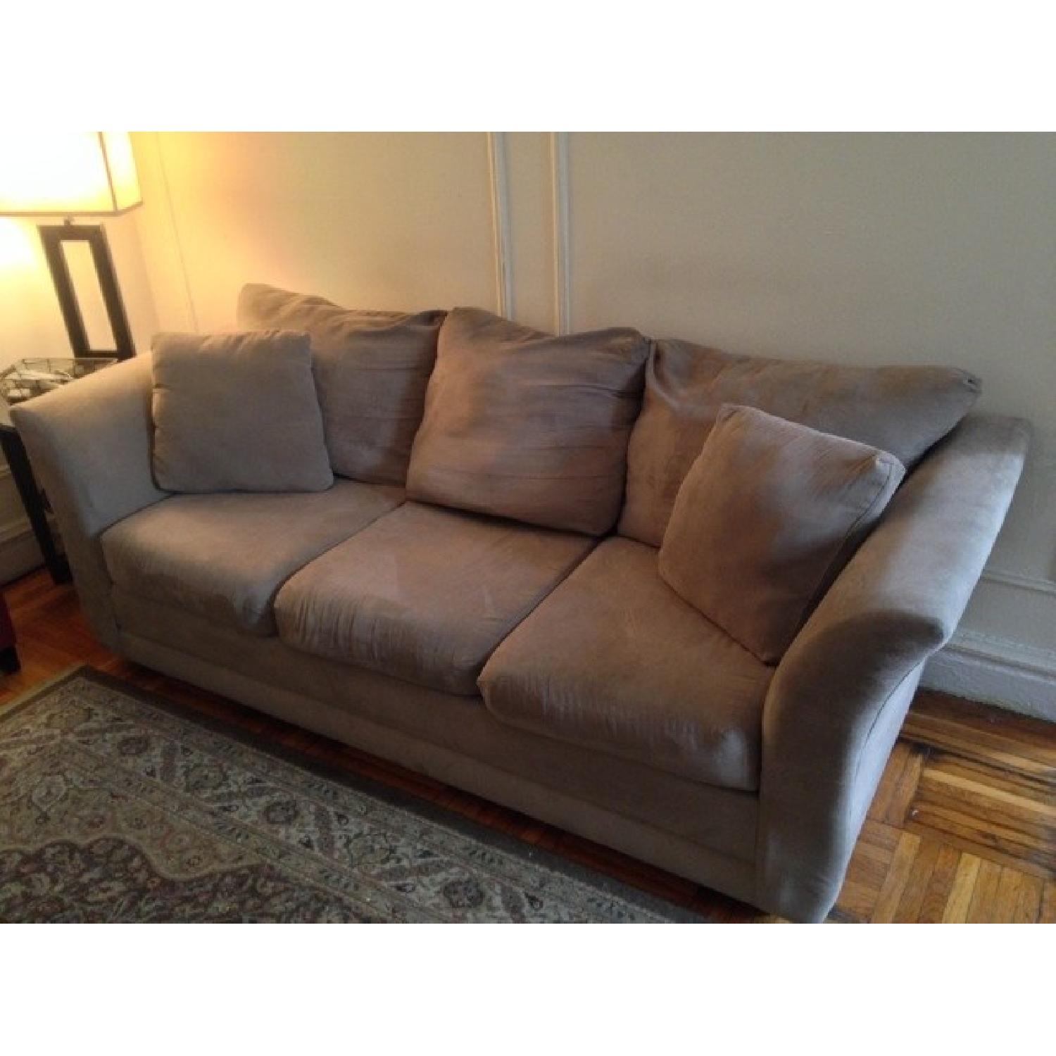 Jennifer Convertibles Klaussner Custom Fabric Sofa - image-3