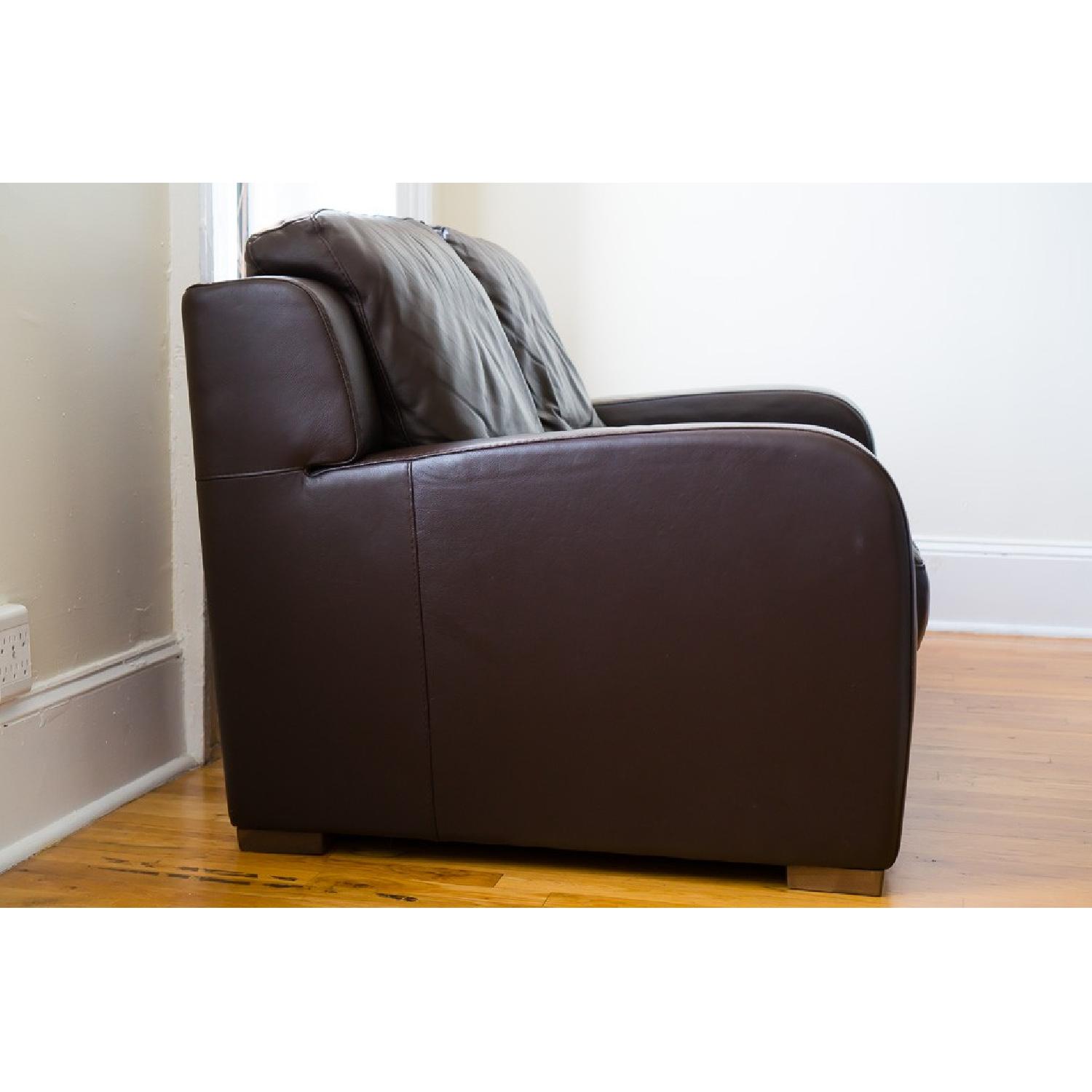 Natuzzi Leather Loveseat - image-3