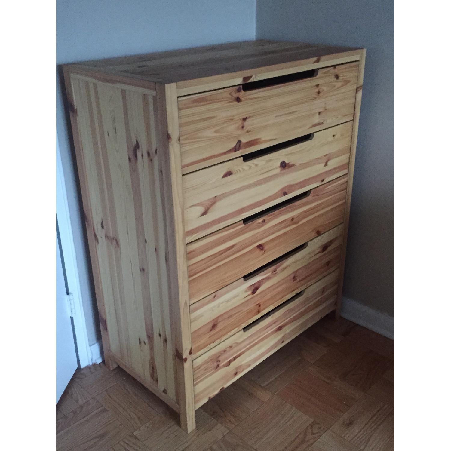 Ikea 5 Drawer Dresser + Nightstand - image-2