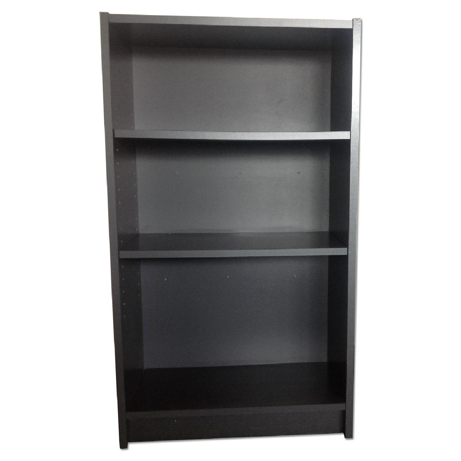 Ikea Grey Bookcases - image-0