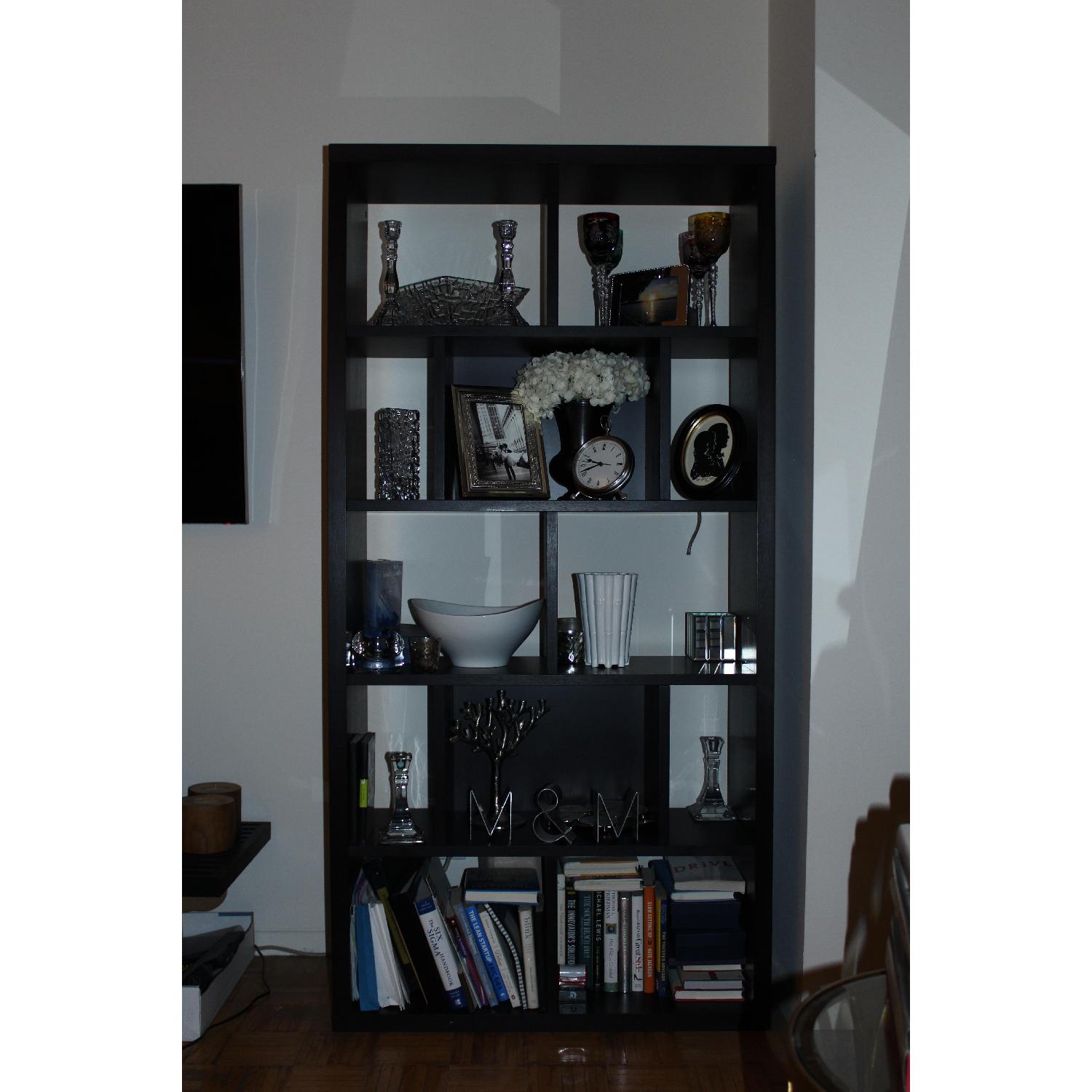 West Elm Espresso Wood Book Shelf - image-4