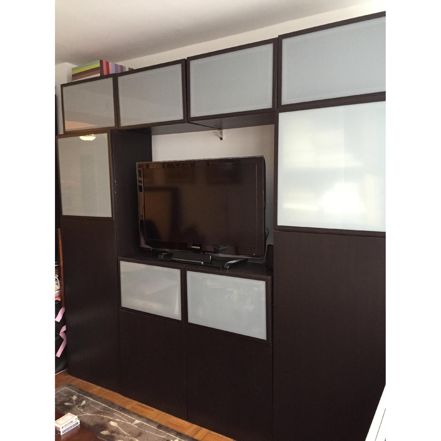Ikea Besta Media Unit and Bookcases - image-4