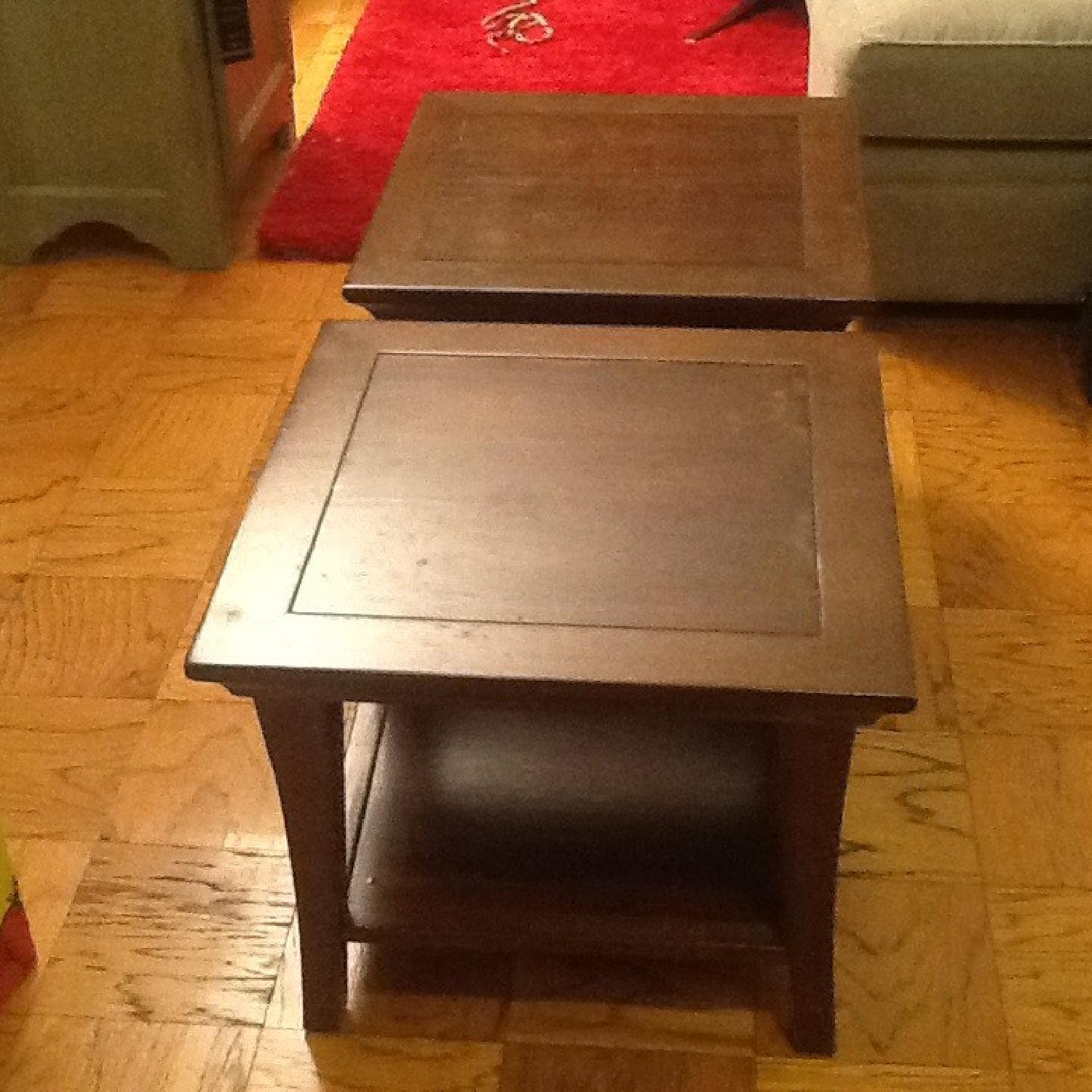 Pottery Barn Metropolitan Cube Coffee Tables - image-1