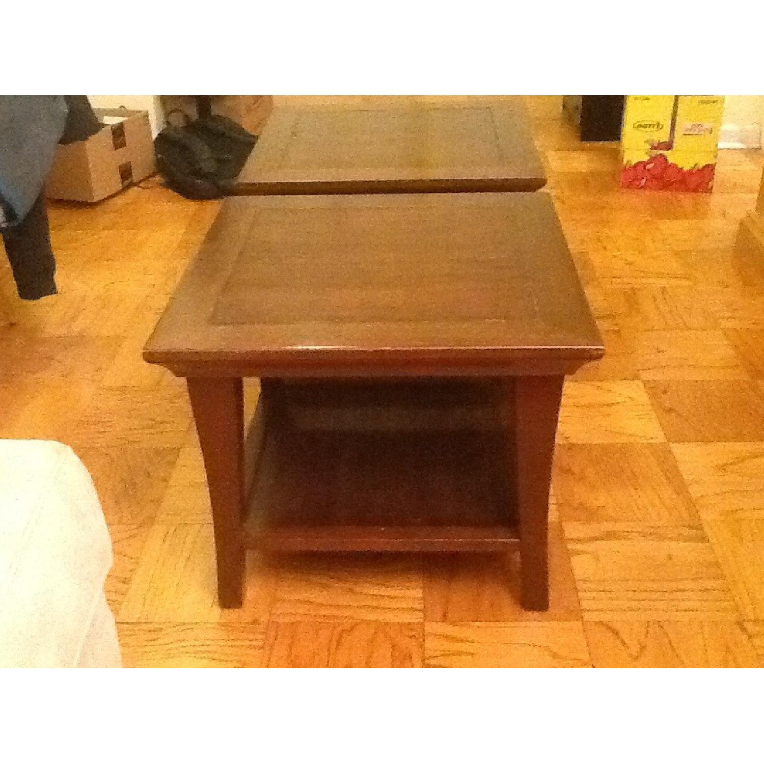 Pottery Barn Metropolitan Cube Coffee Tables - image-2