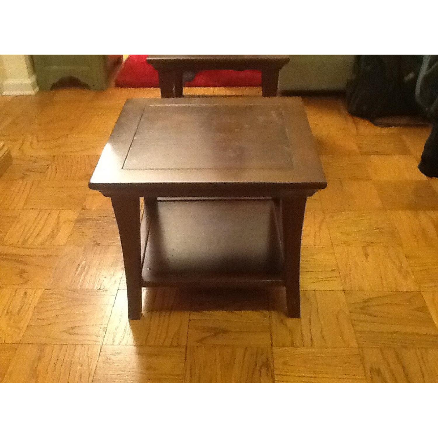 Pottery Barn Metropolitan Cube Coffee Tables - image-3