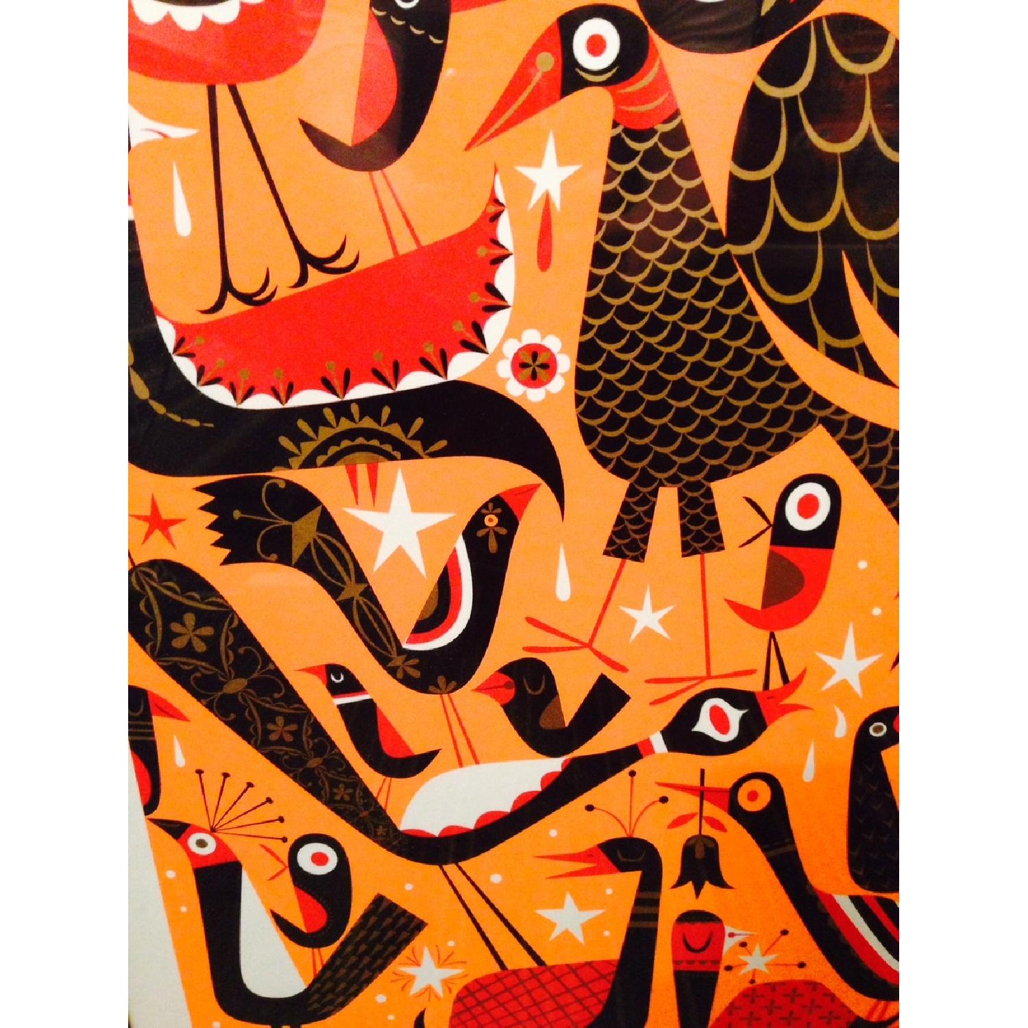 Tim Biskup Bird Virus 41/100 Framed Print Lowbrow Art - image-0