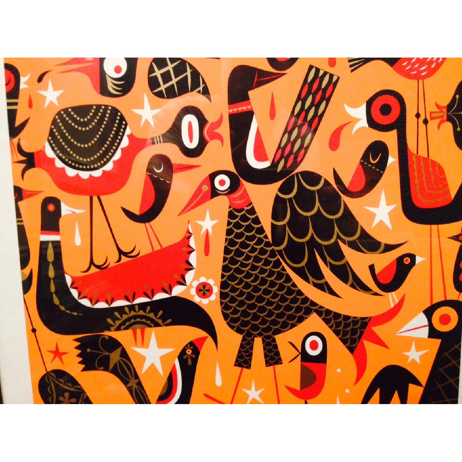 Tim Biskup Bird Virus 41/100 Framed Print Lowbrow Art - image-3