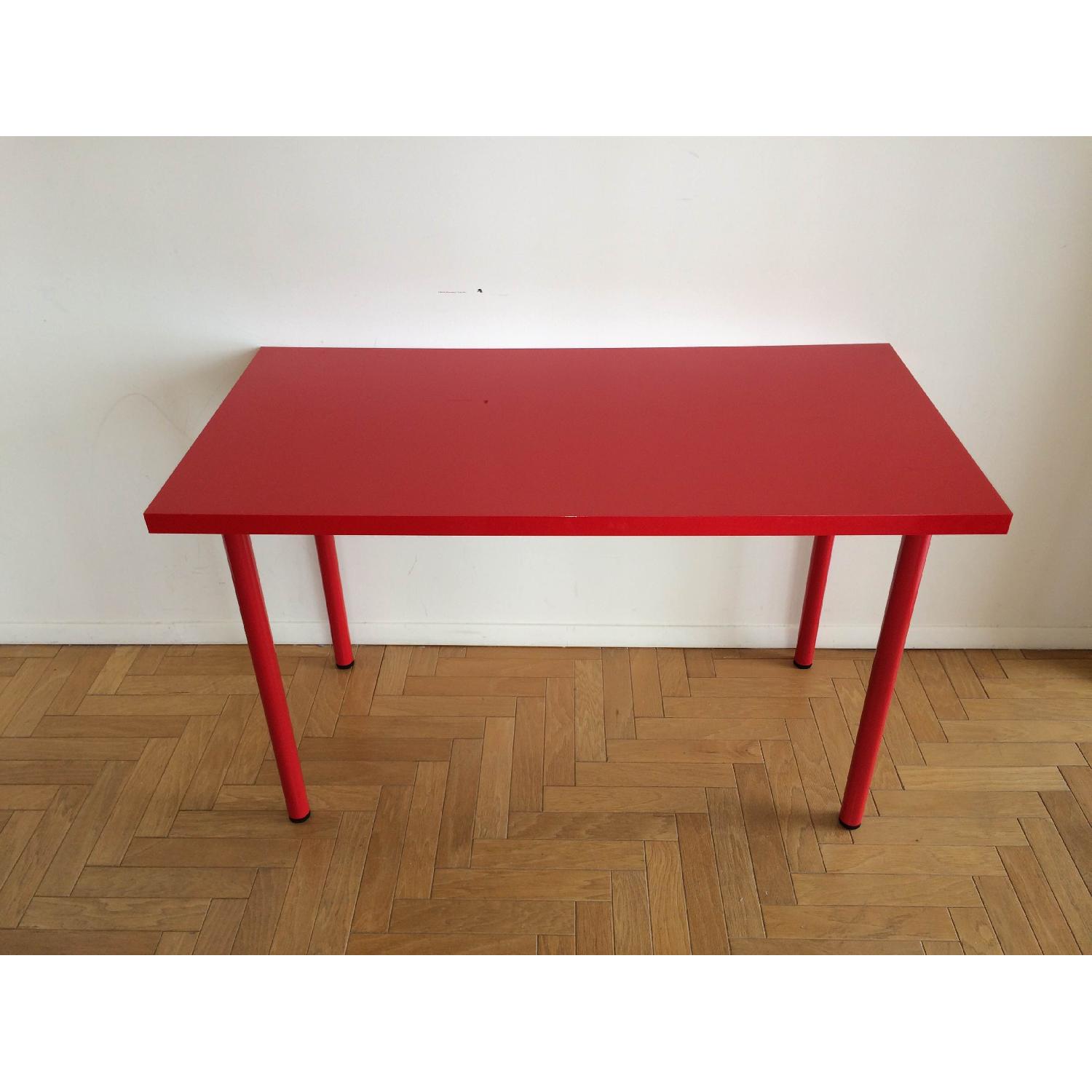 Ikea Red Desk - image-1