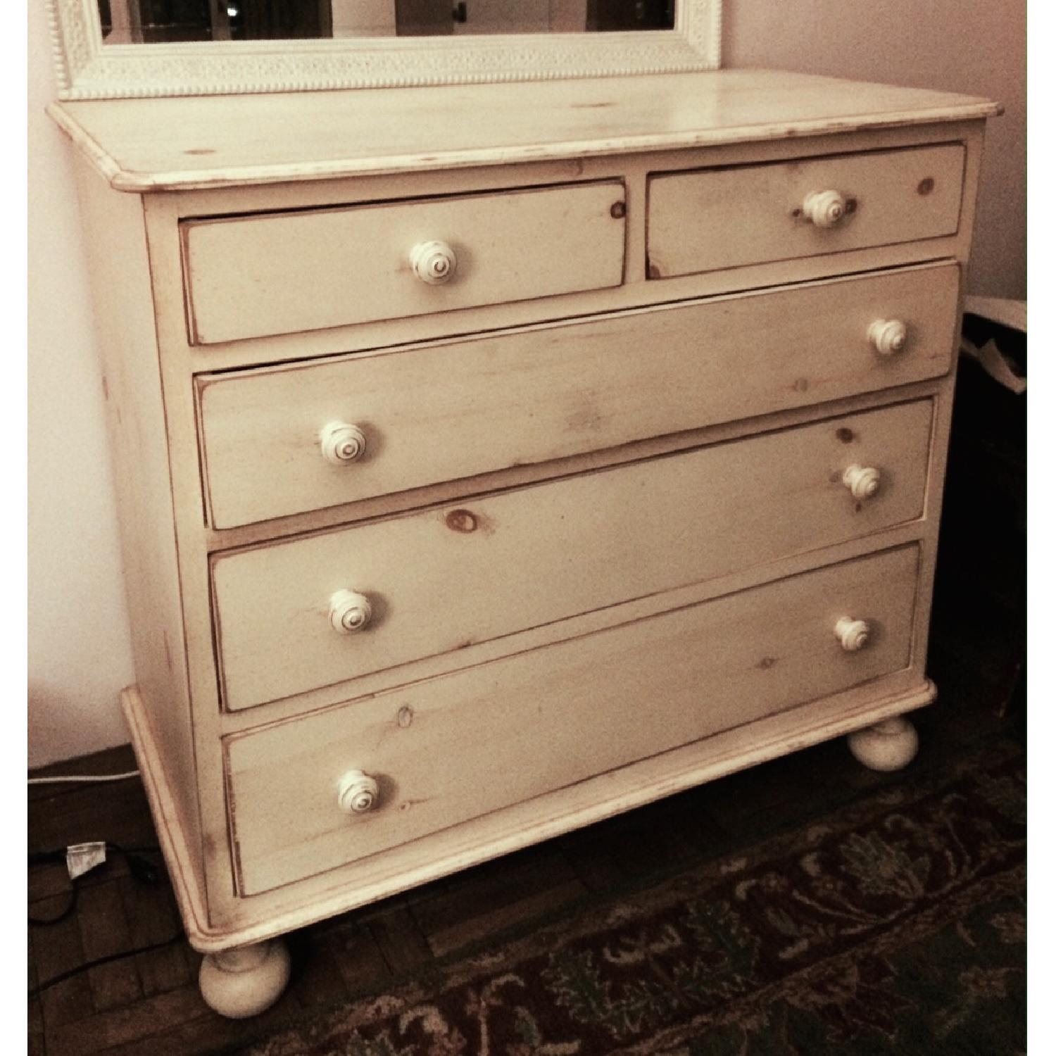 Antiqued Country Willow Solid Wood Dresser - image-1