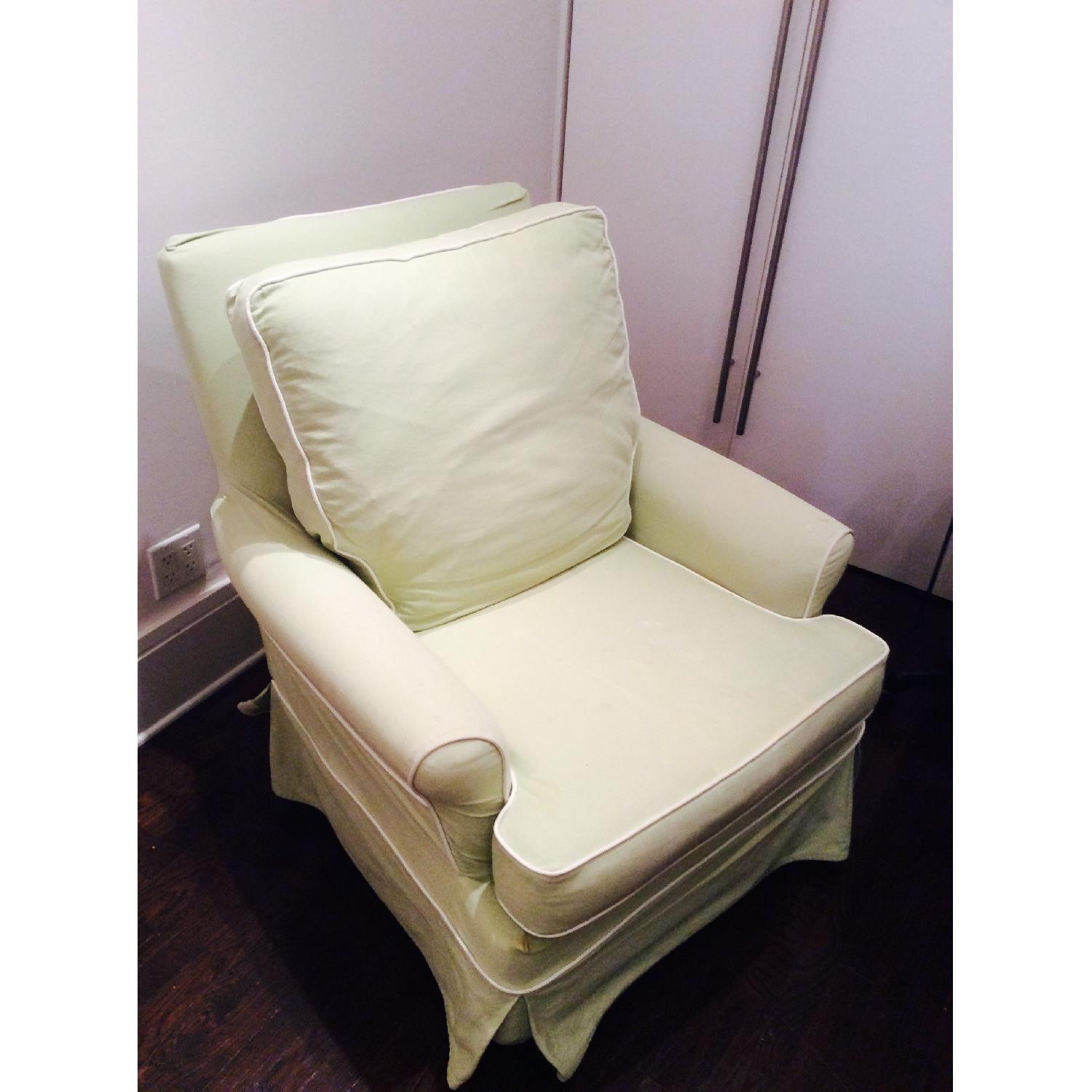 Serena & Lily Hayes Glider Rocker w/ Ottoman - image-2