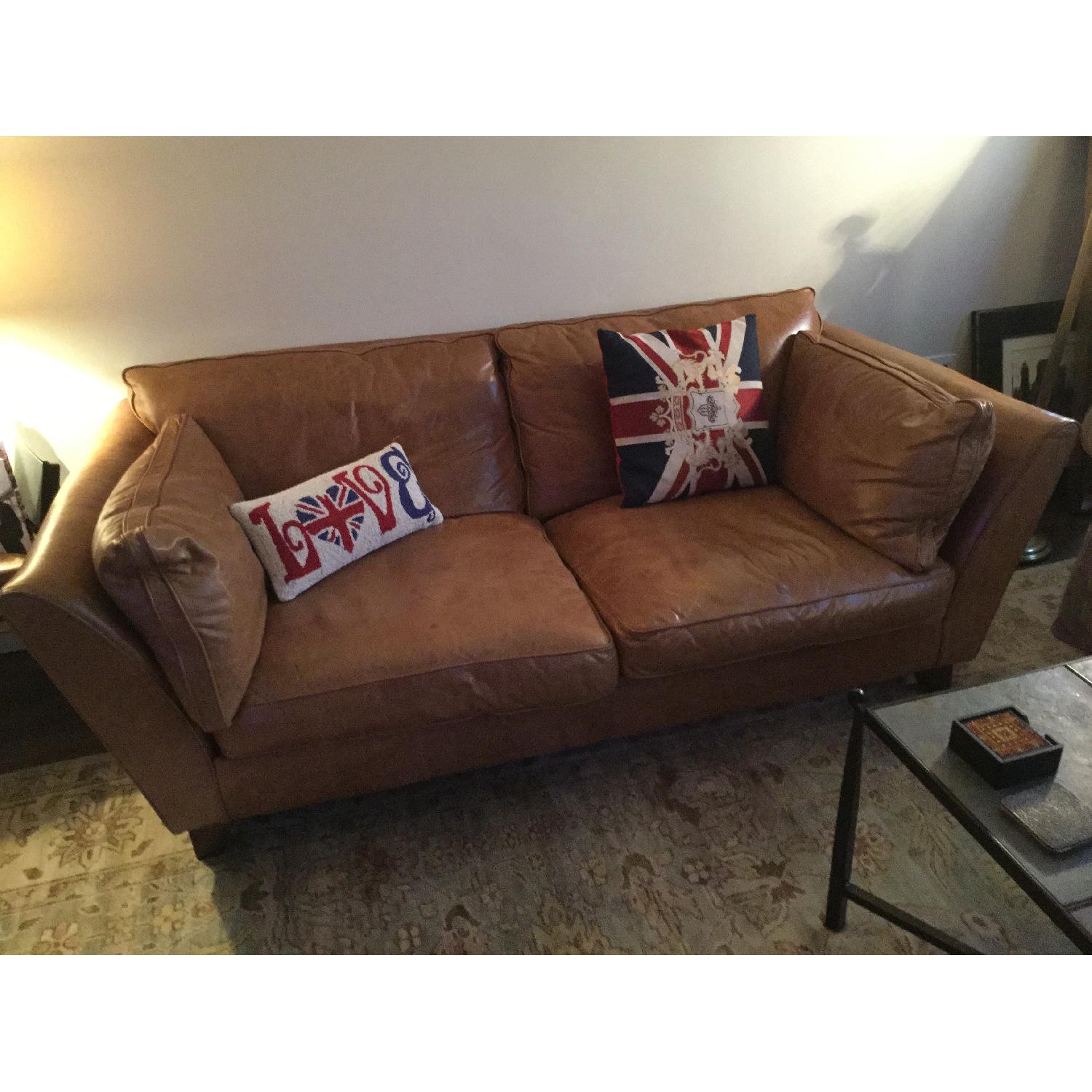 Marks & Spencers Leather Sofa - image-1