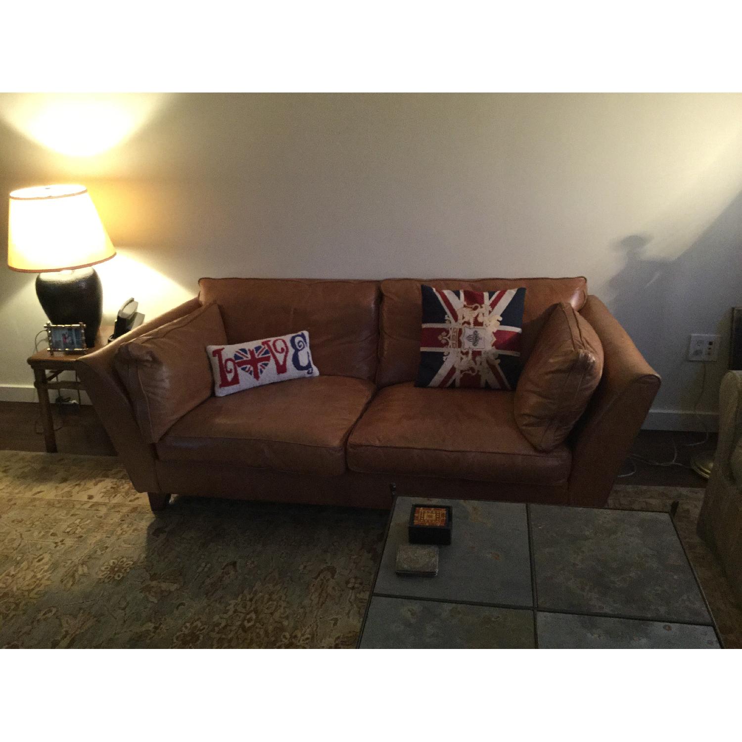 Marks & Spencers Leather Sofa AptDeco