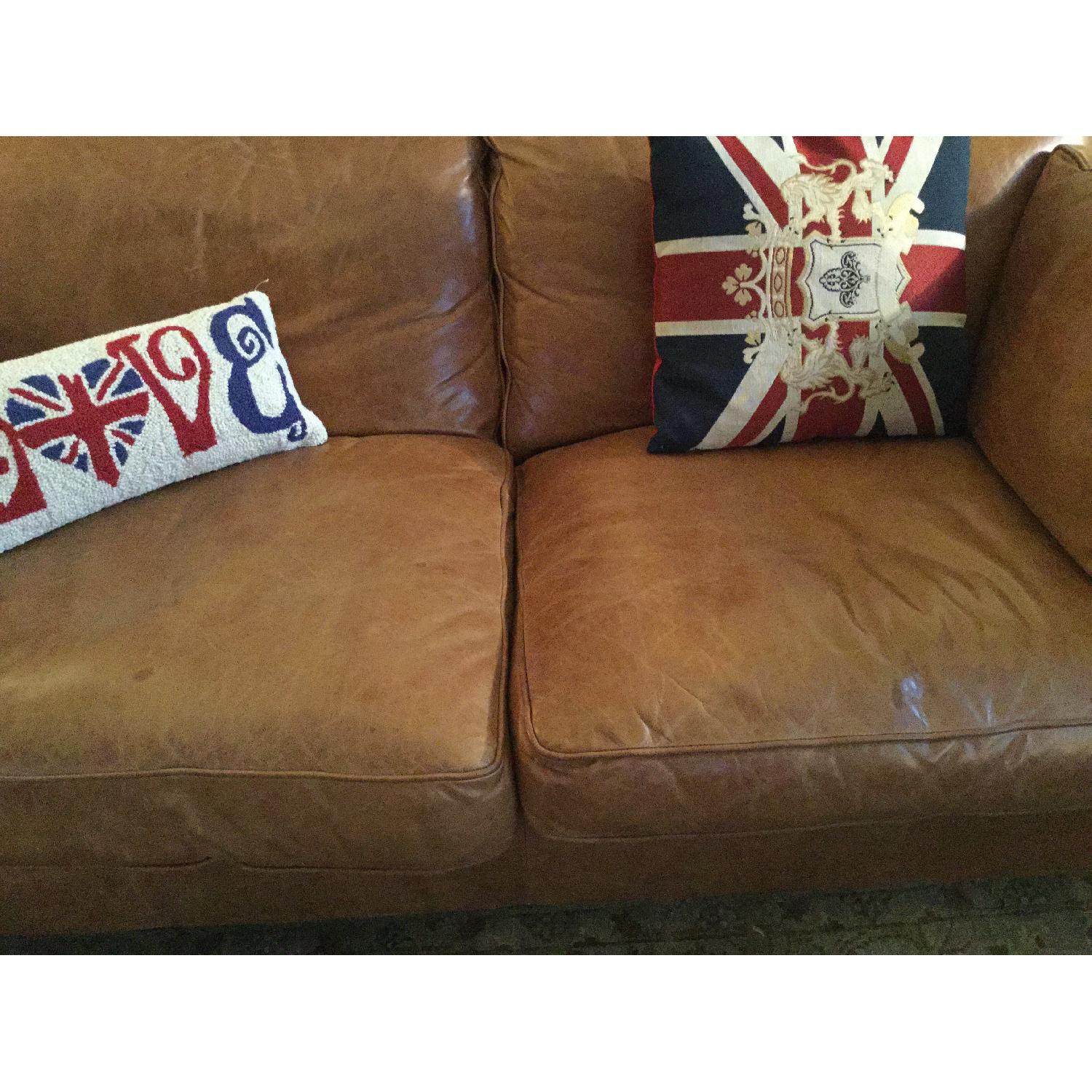 Marks & Spencers Leather Sofa - image-5