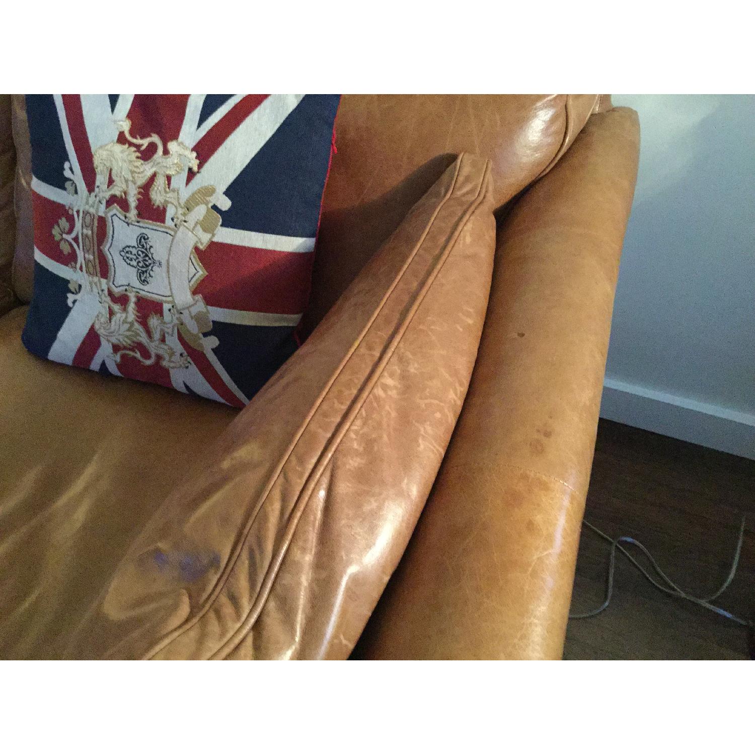 Marks & Spencers Leather Sofa - image-7