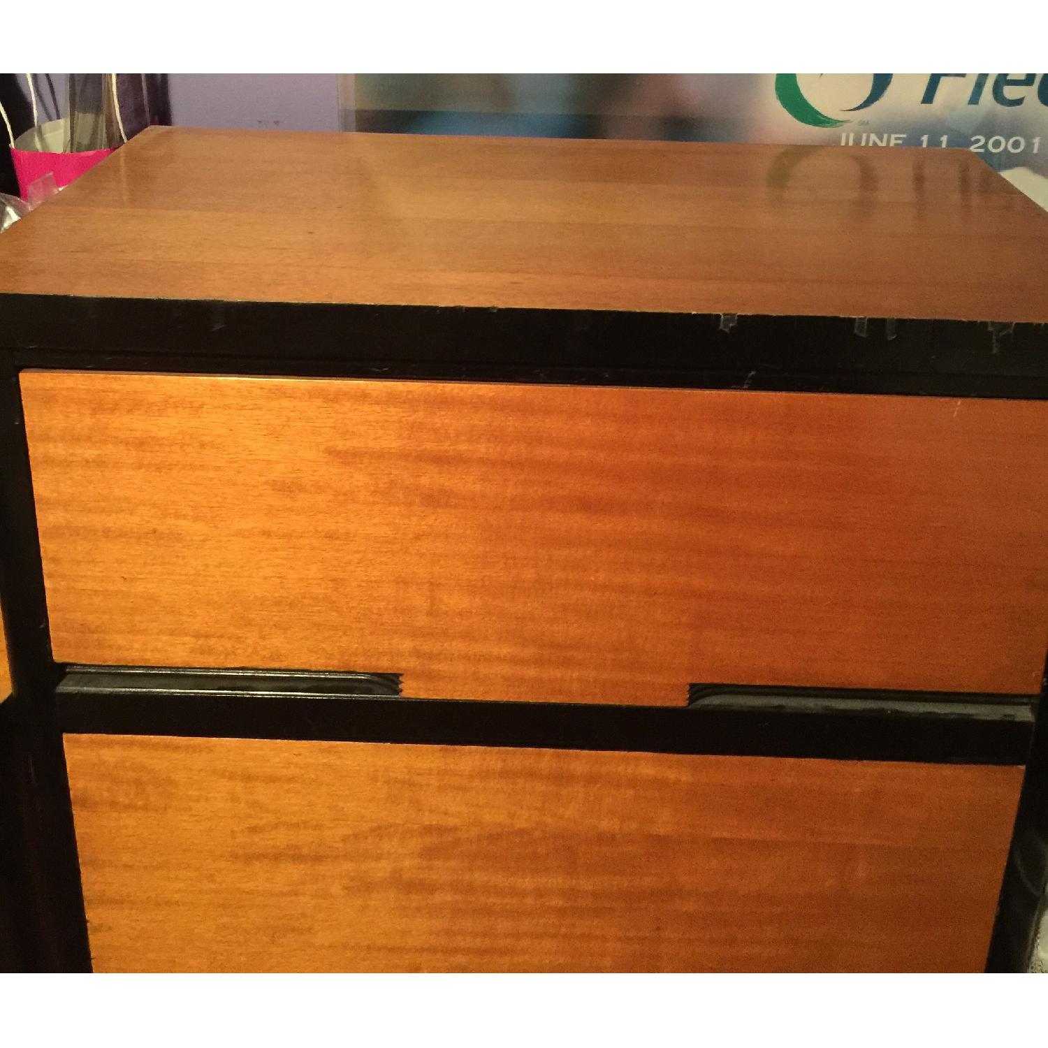 Vintage 1950's Dresser w/ Mirror + Chest - image-1