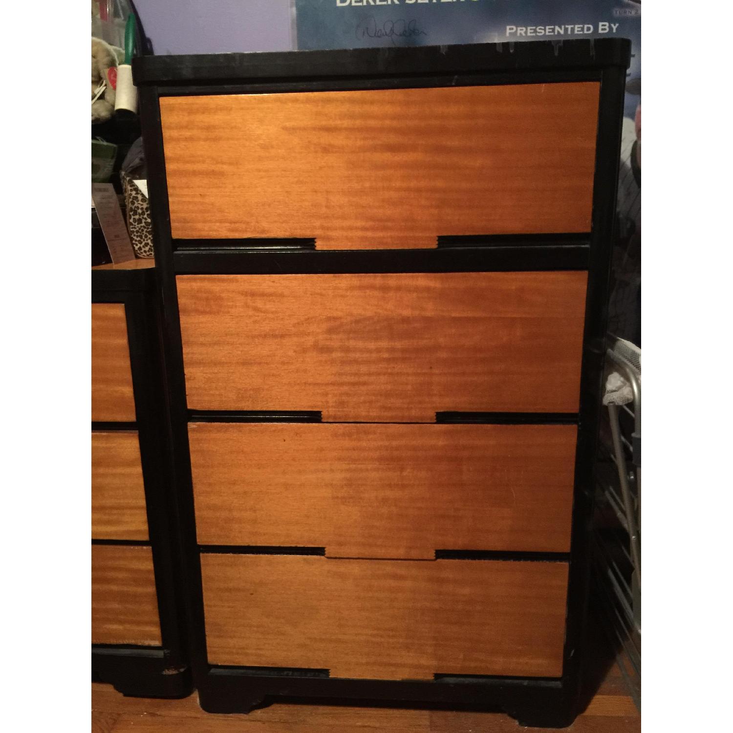 Vintage 1950's Dresser w/ Mirror + Chest - image-3