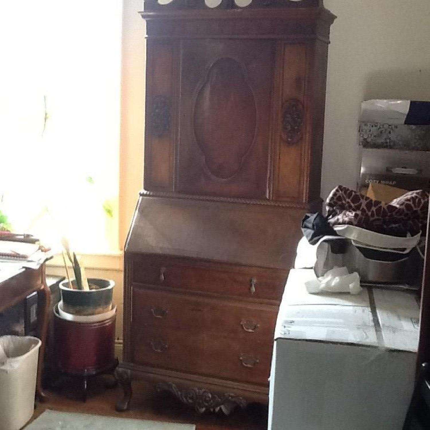 Antique Secretary Dresser/Desk/Armoire - image-7