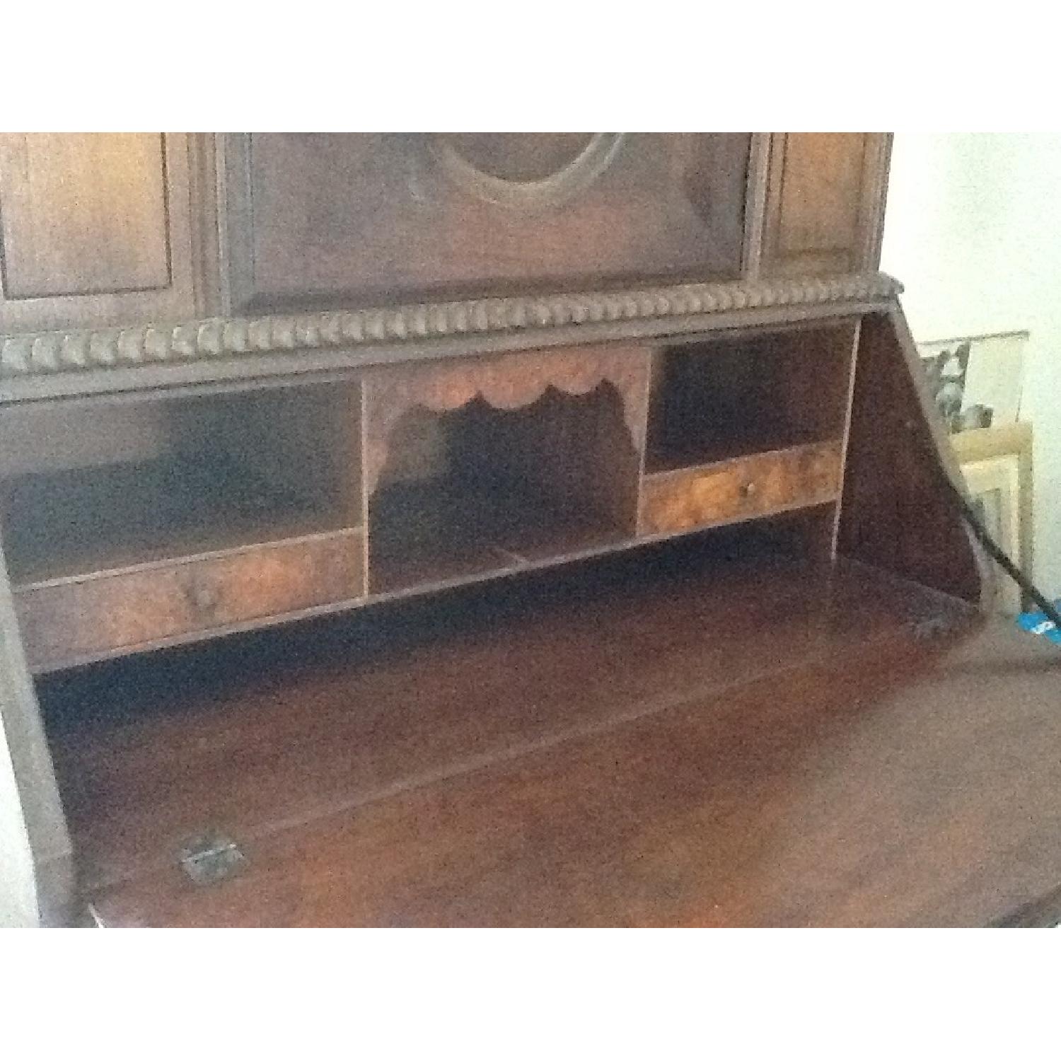 Antique Secretary Dresser/Desk/Armoire - image-9