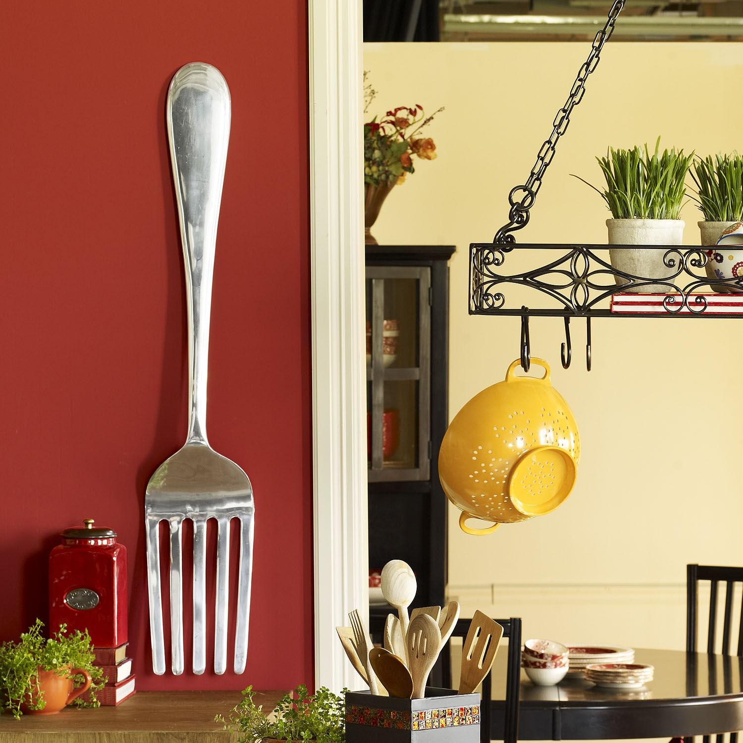 Pier 1 Life Size Fork and Spoon Wall Decor - image-1