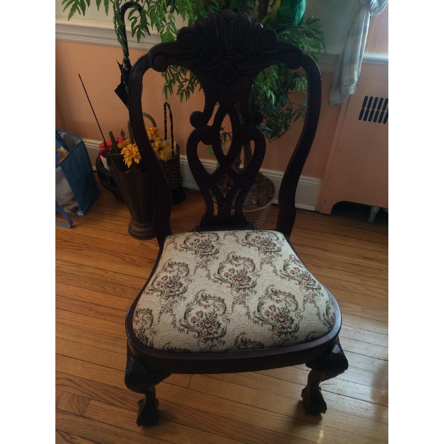 Italian Extendable Dining Table w/ 8 Chairs + Sideboard + China Cabinet - image-8