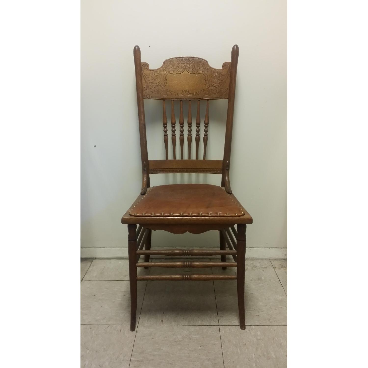 Rustic Hand Crafted Chairs - Set of 4 - image-5